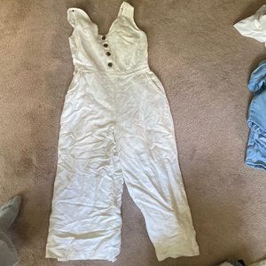 Loft linens jumpsuit